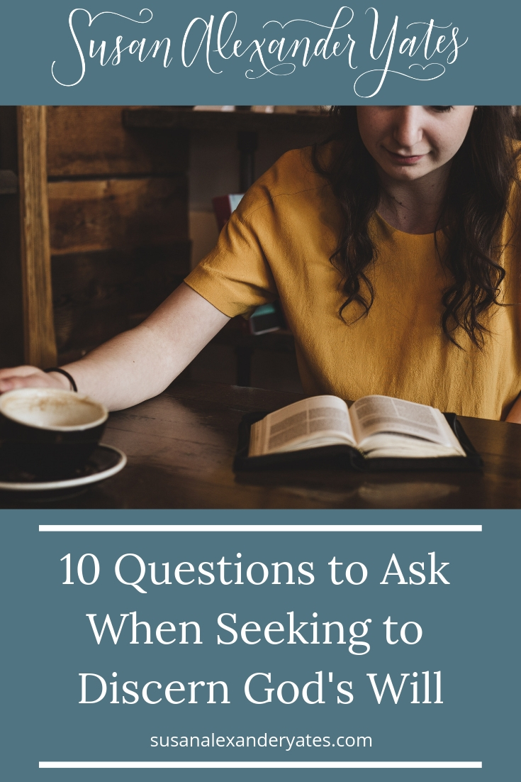 I often struggle with trying to discern what God wants me to do. These ten questions have helped me and I hope they will be helpful to you as well.