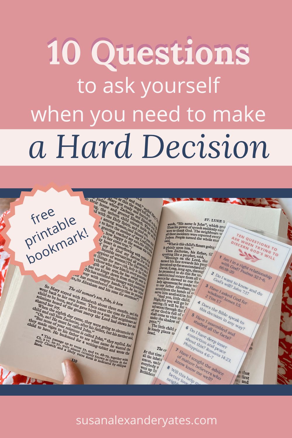 Pinterest Pin: 10 Questions to Ask Yourself When You Need to Make a Hard Decision