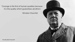 Churchill Quote Courage Blog