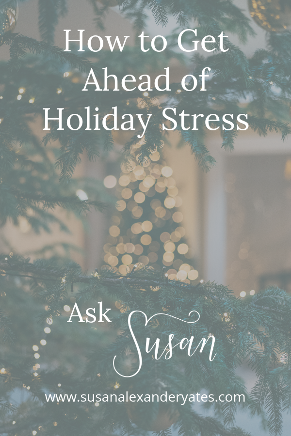 Do you feel it already -- the holiday stress?  Christmas can be overwhelming, can't it? I'd love to help you find ways to make the holidays less stressful this year!  In this video, I'm giving you three quick tips that will help you do just that.  (Plus, I've got a Christmas gift for you!  Watch to the end to see what it is.)