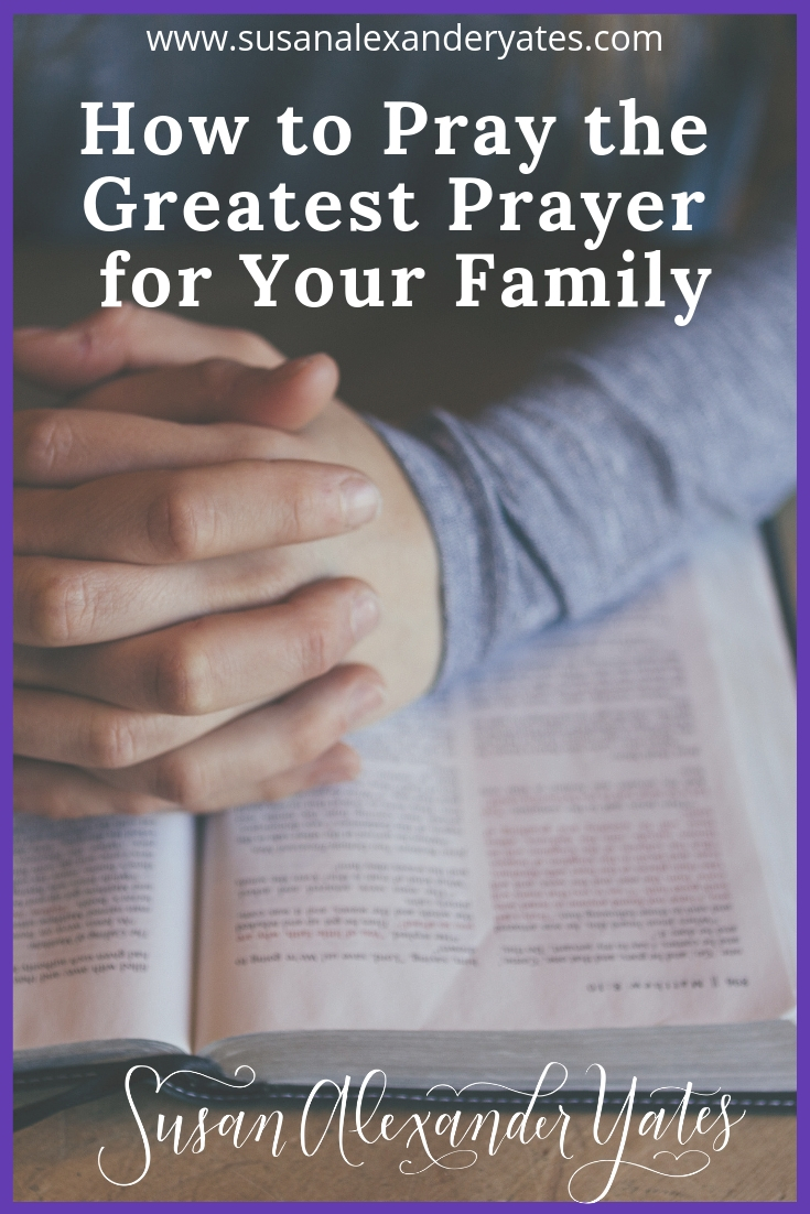 Do you ever wonder the best way to pray for your family? I'd love to show you how to use the Lord's prayer to pray for all your family members.